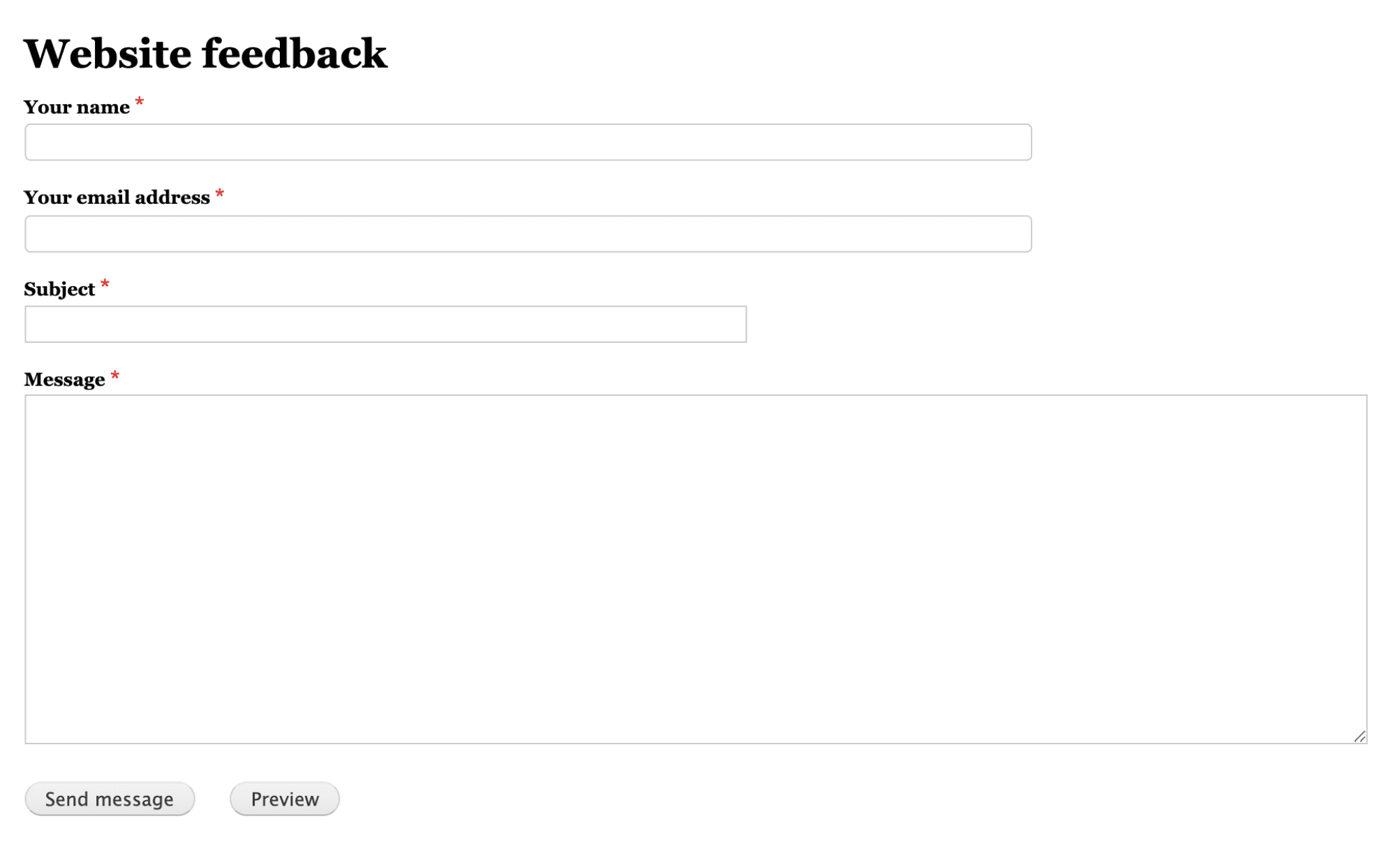 feedback