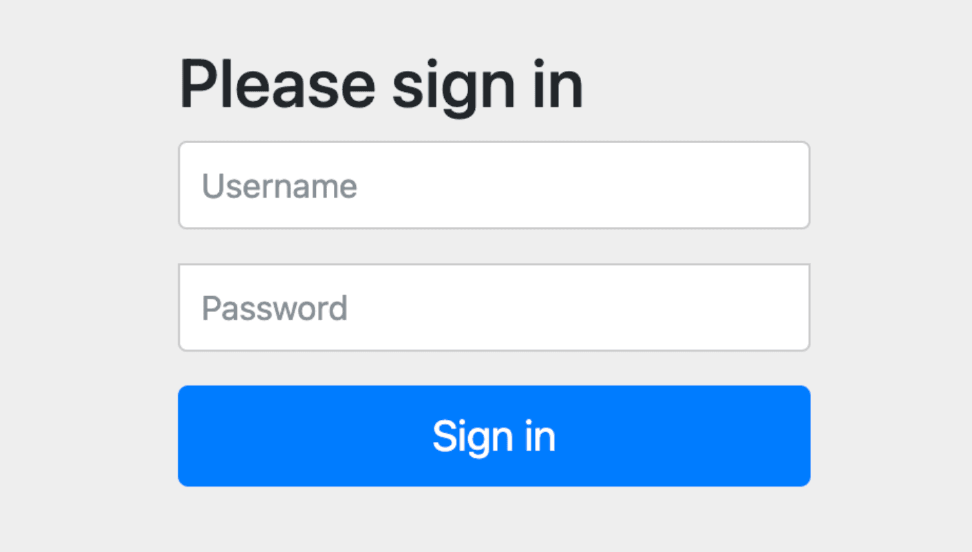 login