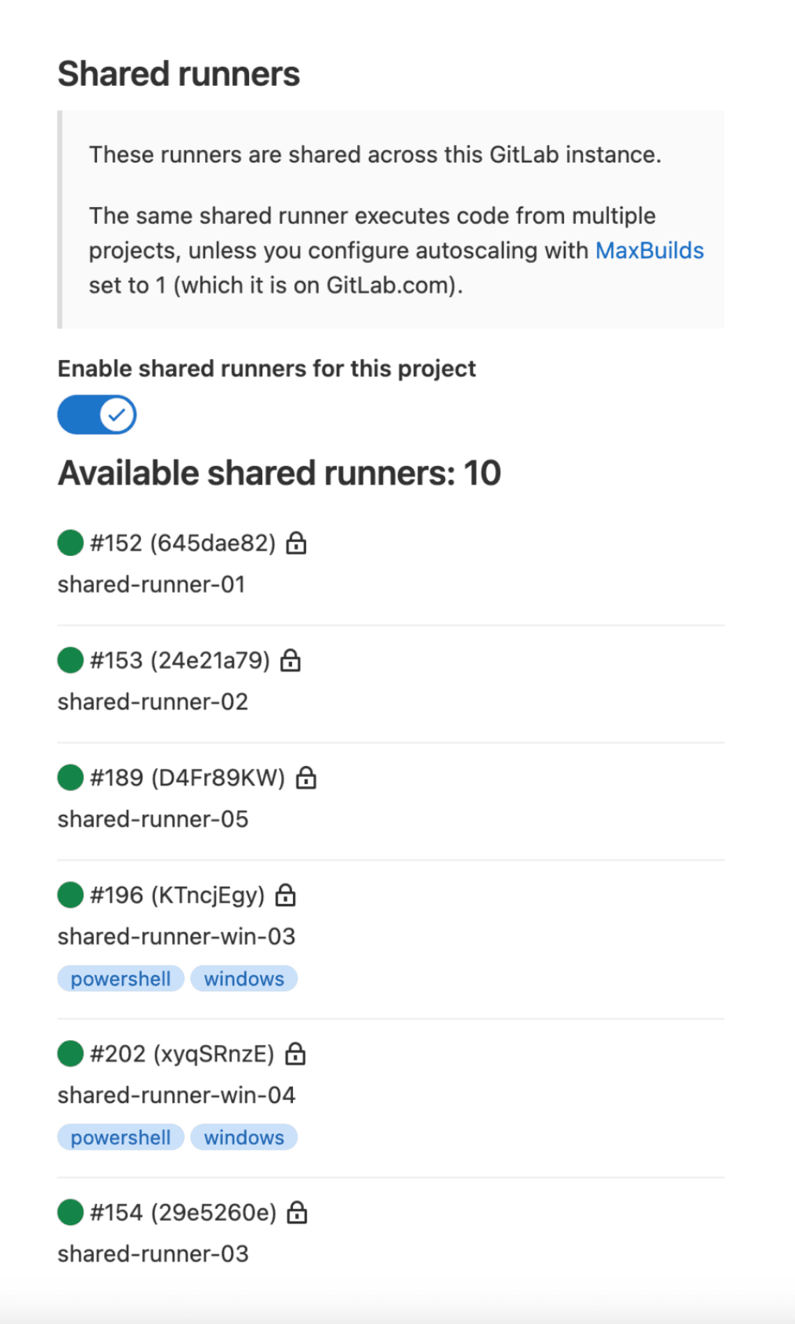 shared-runners